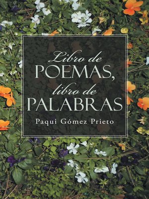 cover image of Libro de poemas, libro de palabras
